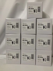 10 rolls 2-3/7"x 100' Continuous Paper Tape DK-2205 for Brother QL Label Printer - Picture 1 of 2