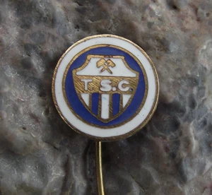 Antique TSC Tatabanya Banyasz SC Hungary Football Club Soccer Pin Badge - Picture 1 of 2