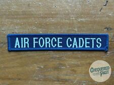 RAAF Air Force Cadets Tab Embroidered Patch Title Rank Insignia (B6)