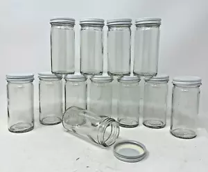 4 oz Jars Tall/Skinny Spice Jars with Metal Lids 24 PACK - BRAND NEW - Picture 1 of 4