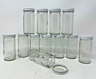 4 oz Jars Tall/Skinny Spice Jars with Metal Lids 24 PACK - BRAND NEW - Image 1 of 4