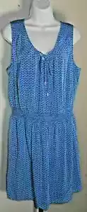Gap Geometric Print Casual Smocked Dress Size XL - Picture 1 of 2