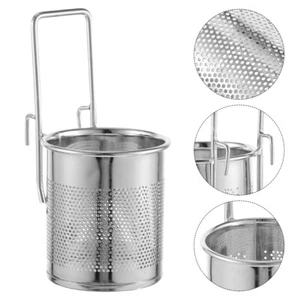 Pasta Basket Hot Pot Strainer Hook Slip Through The Net Dad Attachable Hotpot - Picture 1 of 12