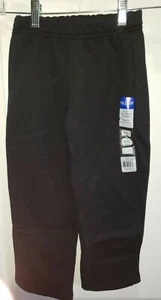boys NEW NWT black SWEAT PANTS active wear size small gildan open bottoms SOFT - Picture 1 of 1