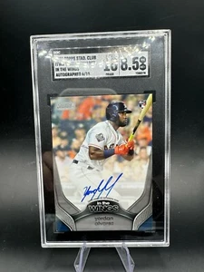 Yordan Alvarez 2020 Topps Stadium Club Rookie Auto On Card RC #/15 SP SGC 8.5 - Picture 1 of 2