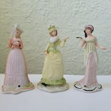 Vintage Wedgwood The Vauxhall Gardens Collection Figurines Doll 4" Set of 3