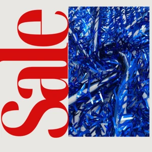 NEW  - Sword Sequins Fabric/Big Sequins Fabric Mesh/54 Inches Wide By Yard. - Picture 1 of 4