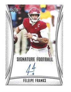 Feleipe Franks AUTOGRAPH Arkansas Razorbacks 2021 Leaf Signature AUTO Football - Picture 1 of 2