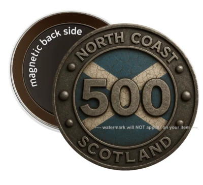QQLX_UK NC500 North Coast 500 Scotland - Fridge Decorative Magnet #M3120