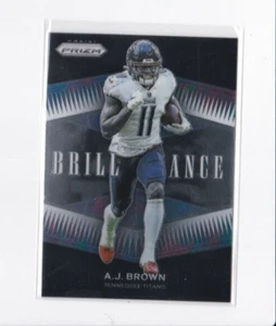 A.J. BROWN 2021 PANINI PRIZM FOOTBALL-BRILLIANCE INSERT CARD-SHIPS FREE - Picture 1 of 23