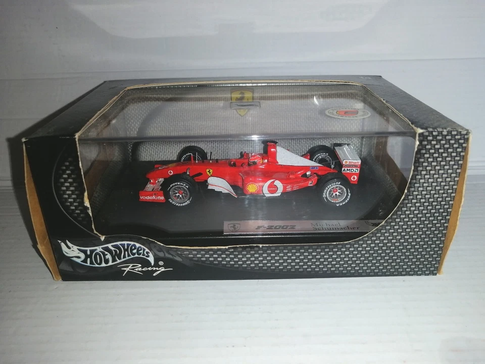 FERRARI F2002  MICHEAL SCHUMACHER HOTWHEELS RACING SCALA 1/43 - Immagine 1 di 1
