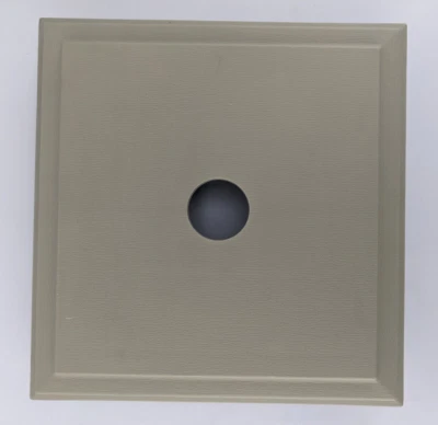 Vinyl Siding Square Standard Mounting Block - Universal Fit - Sandstone 345 - Image 1 of 4