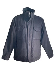St Johns Bay Mens Smoke Gray Long Sleeve Full Zip Barn Work Jacket Size Large - Picture 1 of 3