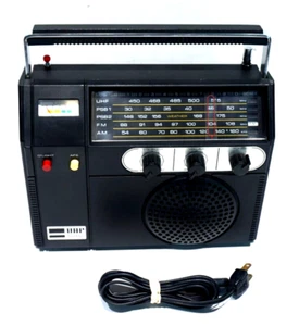 VINTAGE SHARP FV-24U 5-BAND (UHF, PSB1, PSB2, FM, AM) TRAGBARES RADIO - SCHÖN - Bild 1 von 13