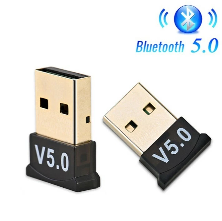 USB Bluetooth 5.0 Adapter Wireless Dongle Speed für PC Windows 10 11 Computer UK - Bild 1 von 1