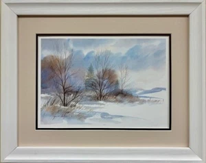 Grant Dolge "Winter Trees" Hand Signed Limited Edition  Landscape Art  New! - Picture 1 of 4