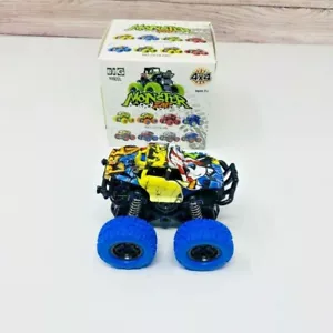 Camión con motor de fricción de rueda grande Monster Zap, 4x4, escala 1:36, ¡NUEVO! - Imagen 1 de 5