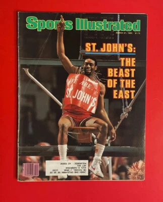 SPORTS ILLUSTRATED MAGAZINE MARCH 21 1983 ST. JOHN’S BILLY GOODWIN BEAST OF EAST - Image 1 of 2