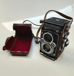 Macchina fotografica analogica ROLLEIFLEX 6x6. model F4 3,5 - 75 mm funzionante - Foto 1 di 15