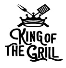 Autocollant autocollant vinyle King Of The Grill pour coupe maison décoration de voiture choix a385