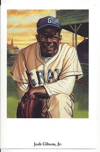 Josh Gibson Jr. Capital Cards Production Negro League Post Card # 23