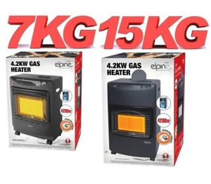 Large / Medium Calor Gas Portable Cabinet Heater Butane Regulator 7kg/15kg 4.2kw - Picture 1 of 7
