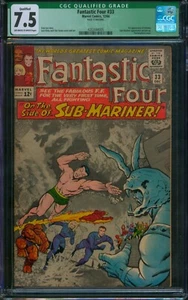 Fantastic Four #33 ⭐ CGC 7.5 Qualified ⭐ 1st App of ATTUMA! Silver Age 1964 - Picture 1 of 3