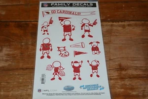 NFL Family Decals ARIZONA CARDINALS Removable Repositionable Reusable 12 Stück - Bild 1 von 1