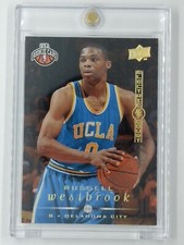 2008 Upper Deck Electric Court Gold Russell Westbrook Rookie RC #262, Thunder 