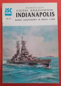 Modellbaubogen JSC 10, Heavy Cruiser INDIANAPOLIS in 1:400 - Bild 1 von 9