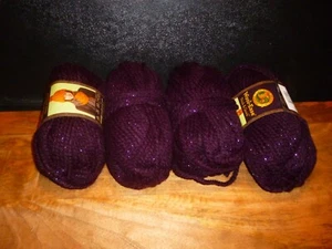4 of Lion Brand WOOL EASE THICK & QUICK Yarn Galaxy #305 Blue, 5oz/ea. C4 - Picture 1 of 4