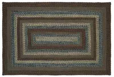 Night Shadow Braided Area Rug By IHF Rugs. Oval & Rectangle. Many Sizes.  - Image 1 of 4