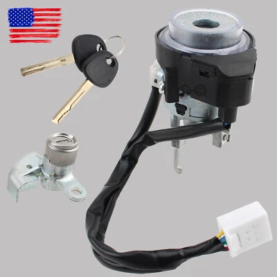 Nuevo cilindro de bloqueo de puerta completo cilindro de bloqueo de encendido para Hyundai Tucson 2016-21 Foto 1 de 4