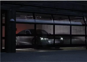 16x8 Garage Door full View Polycarbone Tinted windows - Picture 1 of 11