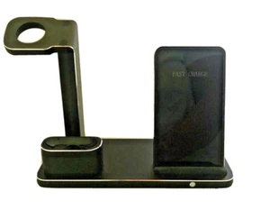 3 in 1 Charging Station Dock Charger Stand Apple iPhone iWatch Air Pods - Picture 1 of 2