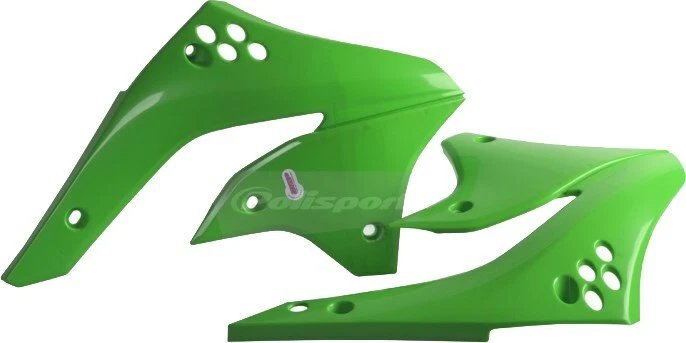 Cubierta de radiador Polisport 8426300006 plástico verde Kawasaki KX450F 2006-2008  Foto 1 de 1