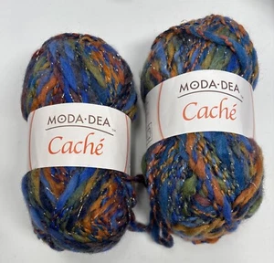 Coats - Moda Dea Cache Yarn - Color 2886 Gypsy - 75% Wool 50g 72 yds - 2 Skeins - Picture 1 of 3