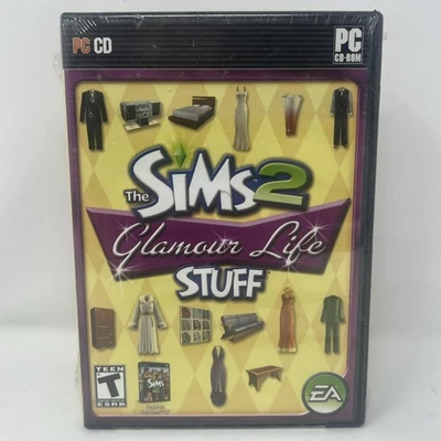 Sims 2: Glamour Life Stuff (PC, 2006) **NEW SEALED** - Image 1 of 4