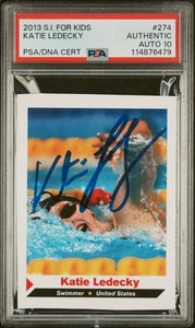 Katie Ledecky Firmado 2013 Sports Illustrated S.I. para niños Rookie RC PSA Auto 10 - Imagen 1 de 2