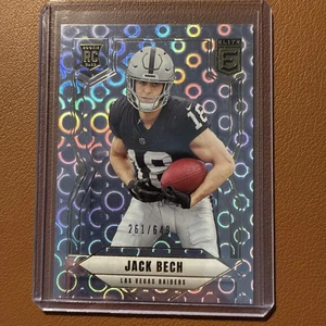 2025 Panini Donruss Elite - Rookies Jack Bech #177 Pyramids /649 (RC) - Picture 1 of 2