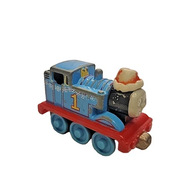 Diecast Winter Thomas, Santa Thomas para Thomas & Friends Take N Play Take Along Foto 1 de 4