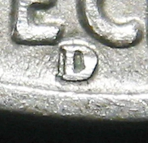 SHARP Full Horn ERROR 1938-D/D BUFFALO NICKEL Repunched D over D Mintmark KR91EQ - Picture 1 of 4