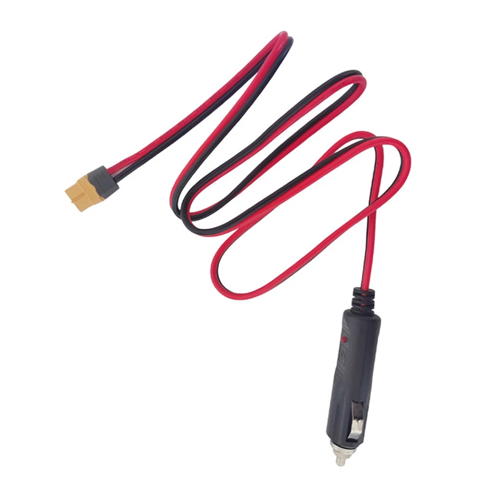Netzkabel 16AWG XT60 Buchse zum Auto Zigarettenanzünder Ladekabel 2 Pin Adern HU - Bild 1 von 4