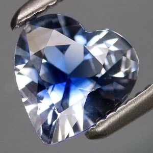 0.86Ct.Heated Only Cornflower Blue Sapphire Ceylon,Srilanka HEART Lovely&CLEAN! - Imagen 1 de 4