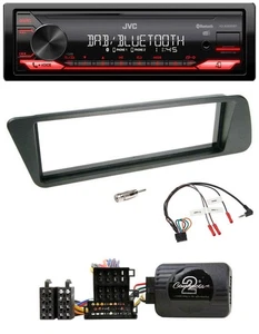 JVC Bluetooth USB DAB Lenkrad Autoradio für Peugeot 306 1998-2001 - Bild 1 von 9