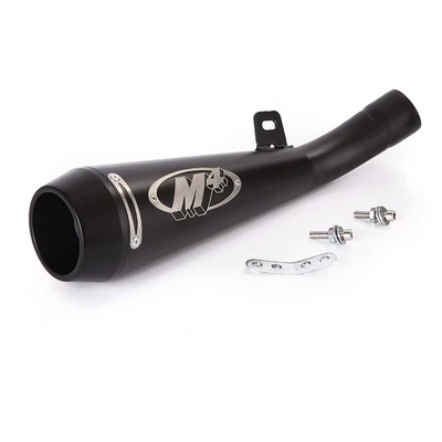 Tubo silenciador deslizable negro para Kawasaki Ninja ZX6R ZX636 2009-2023 puntas de escape Foto 1 de 4