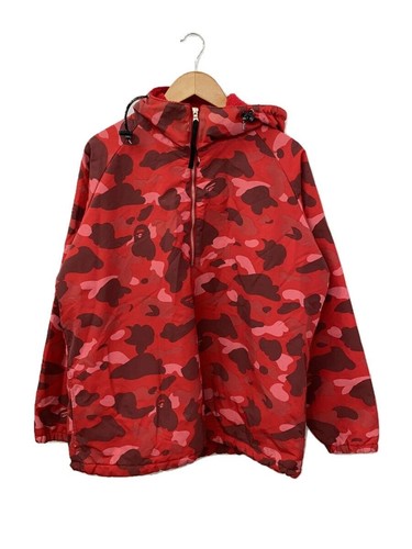 A BATHING APE (BAPE) Giacca A BATHING APE rossa M usata