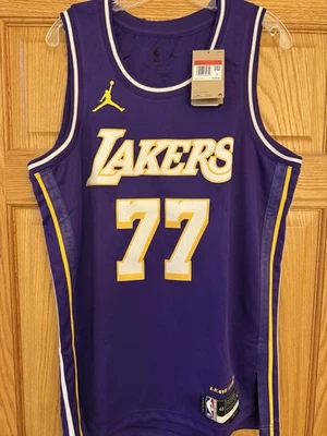 Lakers Luka Doncic 2025-26 Statement Swingman Jersey Xl - Image 1 of 4