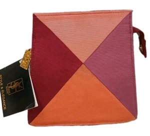 Seltene Yves Saint Laurent Parfums Make-up Tasche mit großer YSL Halskette Anhänger Reißverschluss Zieher - Bild 1 von 24