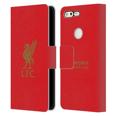 LIVERPOOL FC LFC LIVER BIRD PU LEATHER BOOK WALLET CASE COVER FOR GOOGLE PHONES - Image 1 of 4